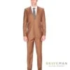 Cognac Slim Wedding Suit 2 Cognac Slim Wedding Suit -Alberto Nardoni Shop 0099 IMAGE 3