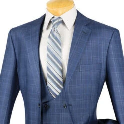 Renaissance Collection - Regular Fit 3 Piece Suit Oxford Blue -Alberto Nardoni Shop 01 VIN V2RW 7 OXFORDBLUE 16 3 5f447ca4 c900 4236 8ab2 11cbc68d31d8
