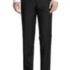 "Slim Fit Men's Wool Dress Pants - Black, Stylish & Comfortable"