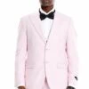 "Men's Pink Wedding & Prom 2025 Suit - Two Button Vested Peak Lapel" -Alberto Nardoni Shop 3CYC9ig