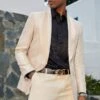 Mens Stacy Adams Suit - Stacy Adams Suit Men's Slim Fit Paisley Tuxedo For Prom - Tan
