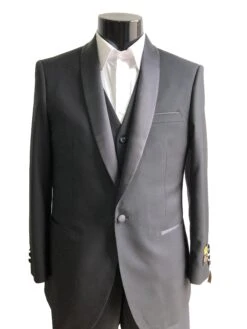 4-A-1BShawl-Tux Black -Tuxedo WholesaleDistributors