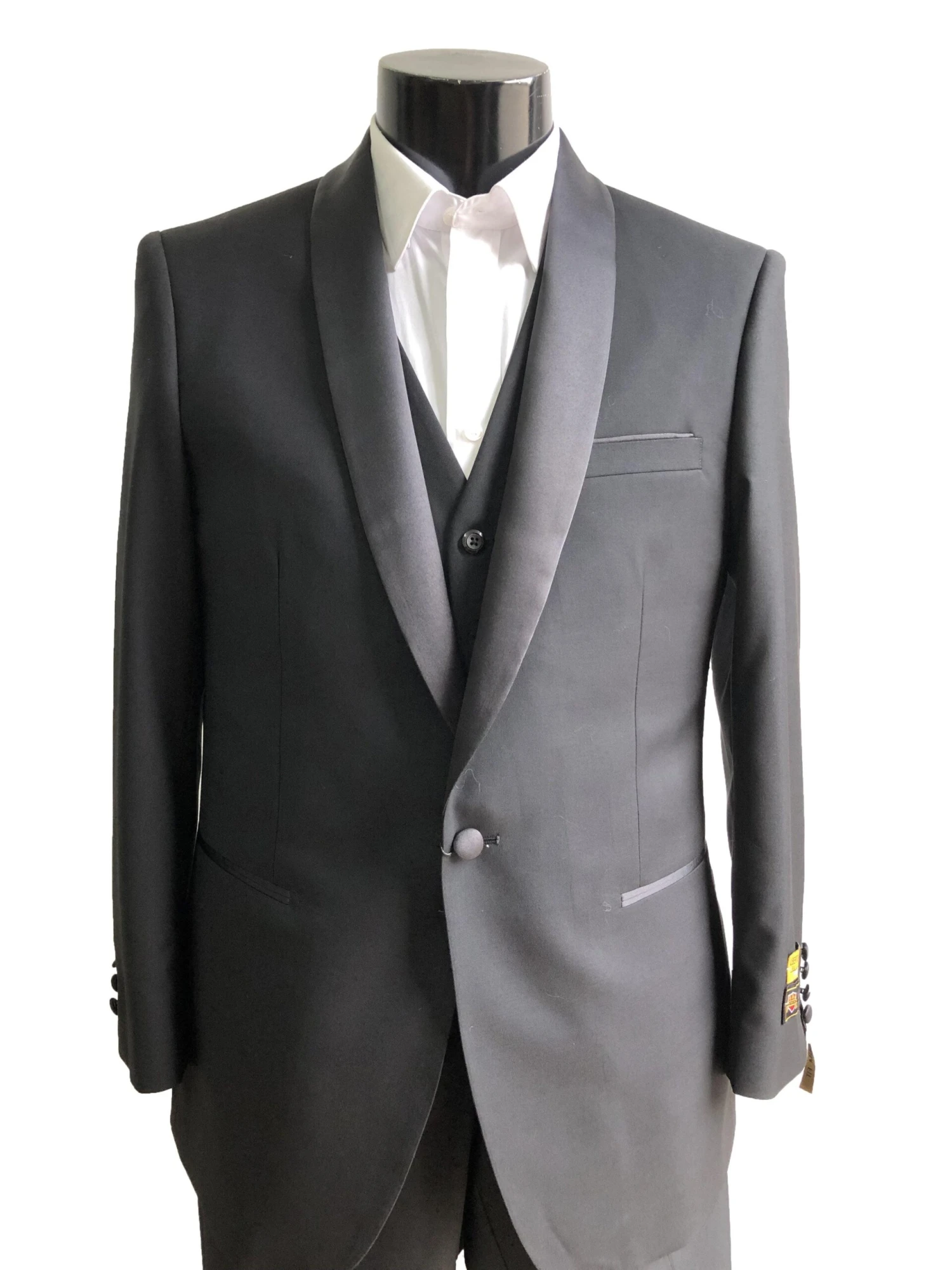 4-A-1BShawl-Tux Black -Tuxedo WholesaleDistributors 1 4-A-1BShawl-Tux Black -Tuxedo WholesaleDistributors