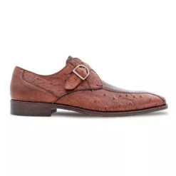 Mezlan Men's Genuine Full Quill Ostrich Leg Monk Strap Brown Shoes -Alberto Nardoni Shop 4Ostrich Leg Monk efc7ed3a c0fa 4acb b6a9 eb2e86ed5ec1