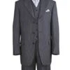 Gangster Suit - Mobster Suit - Mafia Suit For Mens 3 Button Notch Lapel Bold Pinstripe Gangster Suit In Grey -Alberto Nardoni Shop 5802V7 Grey 32231961 afbb 4bdb 86df 6d1eb19d53ac