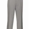 "Men's Wool Feel Regular Fit Dress Pants - Light Grey, Flat Front" 2 "Men's Wool Feel Regular Fit Dress Pants - Light Grey, Flat Front" -Alberto Nardoni Shop 5dvyrpX