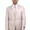 "Men's Skinny Wedding Suit - One Button Peak Lapel With Lowcut Vest, Tan" -Alberto Nardoni Shop 7ln64J5