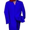 "Royal Blue Men's Classic 2PC Long Zoot Suit - Fashionable Elegance" -Alberto Nardoni Shop 8QTI6br