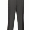Charcoal Grey Men's Regular Fit Wool Dress Pants - Flat Front Style 2 Charcoal Grey Men's Regular Fit Wool Dress Pants - Flat Front Style -Alberto Nardoni Shop 8YoyAu3