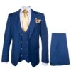 Rossi Man BOND RM1780 Slim Fit 3-Piece Suit – Modern Royal Blue Suit For Men 2 Rossi Man BOND RM1780 Slim Fit 3-Piece Suit – Modern Royal Blue Suit For Men -Alberto Nardoni Shop BOND RM1780