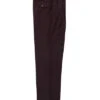 Burgundy Wide Leg Wool Dress Pant 2586/2576 By Tiglio Luxe