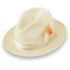 Tapa Crushable Straw Hat Fedora In Beige -Alberto Nardoni Shop Beige.1