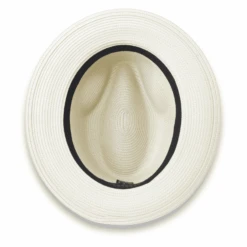 Tapa Crushable Straw Hat Fedora In Beige -Alberto Nardoni Shop Beige.3