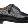 Belly Alligator Leather Shoes Men Black Italian Ferrini Wingtip -Alberto Nardoni Shop Black Italian Shoes2 a9a95002 50d8 4159 b9c0 f6c1af046c53