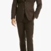 Bradford Cognac Slim Fit 3 Piece Tweed Suit -Alberto Nardoni Shop Bradford
