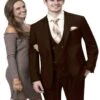 Great Gatsby Guy Costumes - Brown Suit With Double Breasted Vest
