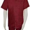 Burgundy Linen Suit - Burgundy Summer Outfit Suit -Alberto Nardoni Shop Burgundy Walking Suit