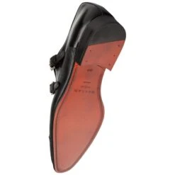 Men's Cantera Genuine Leather Double Monk Strap Black Shoes By Mezlan Made In Spain Brand -Alberto Nardoni Shop Cantera 34 Genuine