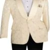 Ivory Tuxedo Dinner Jacket - Champagne Wedding Tuxedo With Bowtie -Alberto Nardoni Shop Champagne Wedding Tuxedo With Bowtie