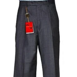 Mens 55 Pleated Dress Pants Mizzani Pleated Super 120'S