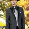 Smoking Traje - Esmoquin - Smoking Para Hombre - Country Wedding Suit Charcoal Grey Tuxedo