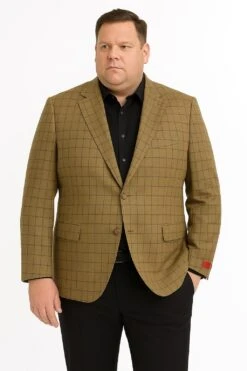 Men's Tan Plaid Blazer – Windowpane Checkered Taupe Colar With Conservative Burgunsih Pattern Mix Perfect For Business 8 Men's Tan Plaid Blazer – Windowpane Checkered Taupe Colar With Conservative Burgunsih Pattern Mix Perfect For Business -Alberto Nardoni Shop ConservativeburgunsihPatternMixPerfectForBusiness
