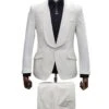 Ivory Tuxedo - Cream Wedding Suit- Off White Groom 2PieceSuit -Alberto Nardoni Shop Double Breast