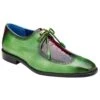Belvedere Etore Antique Emerald Green / Wine Genuine Ostrich LegItalian Calf Shoes 3 Belvedere Etore Antique Emerald Green / Wine Genuine Ostrich LegItalian Calf Shoes -Alberto Nardoni Shop ETORE ANTIQUE EMERALD WINE 1
