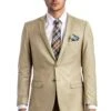 "Tan Slim Fit 2 Button Wedding Suit For Men - Basic Style"