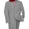 "Grey Zoot Suit For Men - 2PC Classic Long Fashion Ensemble" -Alberto Nardoni Shop F4gNbTe