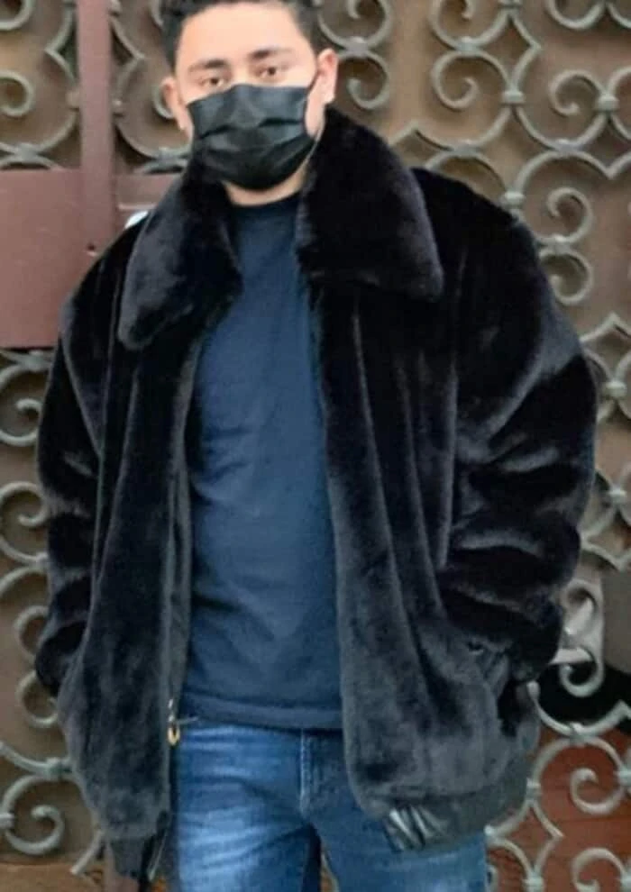 Mens Black Overcoat - Mens Faux Fur Black Faux Fur Fuzzy Jacket 1 Mens Black Overcoat - Mens Faux Fur Black Faux Fur Fuzzy Jacket