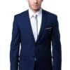 "Dark Blue Slim Fit Men's Wedding Suit - Basic 2 Button Style" 3 "Dark Blue Slim Fit Men's Wedding Suit - Basic 2 Button Style" -Alberto Nardoni Shop FfScTqh