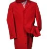 "Red Zoot Suit For Men - 2PC Classic Long Fashion"