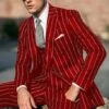 Mafia Outfit - Mobster Outfit - Italian Costume - Hot Red Suit -Alberto Nardoni Shop Gangster Suit Hot Red