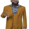 Great Gatsby Guy Costumes - Gold Suit With Double Breasted Vest -Alberto Nardoni Shop Gold Two Button Suits