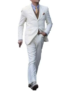 Mens Great Gatsby | LeonardoSuit In Ivory