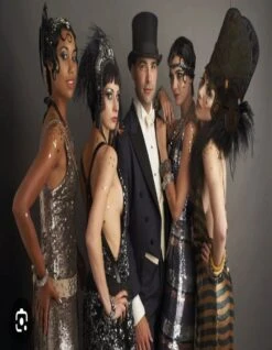 Mens Great Gatsby Suit- Great Gatsby Custome Black Color