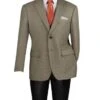 Houndstooth Sport Coat In Olive And Sage Mens Blazer - Patterned Texture - 1920s Vintage Jacket -Alberto Nardoni Shop Houndstooth Sport Coat Olive and Sage