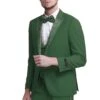 Men's One Button Vested Prom & Wedding Hunter Green Tuxedo 2 Men's One Button Vested Prom & Wedding Hunter Green Tuxedo -Alberto Nardoni Shop Hunter Green Suit1