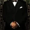 Mens Great Gatsby | Leonardo Dicaprio Vested Black Tuxedo 3 Mens Great Gatsby | Leonardo Dicaprio Vested Black Tuxedo -Alberto Nardoni Shop Jay Gatsby Tuxedo The Great Gatsby