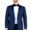 "Men's Navy Modern Fit Tuxedo Jacket With Notch Lapel - Two Button"