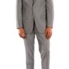 Jax Light Grey Slim Fit 3 Piece Suit -Alberto Nardoni Shop LIGHT GREY