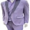 Mens Lavender Prom Tuxedo Suit - Vested Lilac Color Suit 3 Mens Lavender Prom Tuxedo Suit - Vested Lilac Color Suit -Alberto Nardoni Shop Lavender Prom Tuxedo Suit