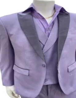 Mens Lavender Prom Tuxedo Suit - Vested Lilac Color Suit -Alberto Nardoni Shop Lavender Prom Tuxedo Suits