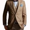 Mens Great Gatsby | Leonardo Discaprio Suit In Taupe