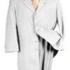 Mens 2PC Classic Long Fashion Zoot White Suit -Alberto Nardoni Shop Long Fashion White Suit