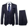 Rossi Man MAX RM1725 Slim Fit 3-Piece Suit – Modern & Stylish Navy Suit For Men -Alberto Nardoni Shop MAX RM1725