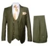 Rossi Man MAX RM1775 Slim Fit 3-Piece Suit – Sophisticated Tailored Olive Green Suit For Men 10 Rossi Man MAX RM1775 Slim Fit 3-Piece Suit – Sophisticated Tailored Olive Green Suit For Men -Alberto Nardoni Shop MAX RM1775
