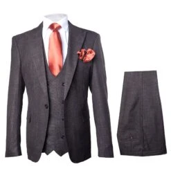 Rossi Man MAX RM1787 Slim Fit 3-Piece Suit – Stylish And Elegant Men’s Formalwear