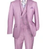 Lavender Modern Fit 3 Piece Suit With Vest And Adjustable Waist Band Pants -Alberto Nardoni Shop MV2K 2 LAVENDER ecdd20e7 39bc 4179 b267 2fd1de0262fe